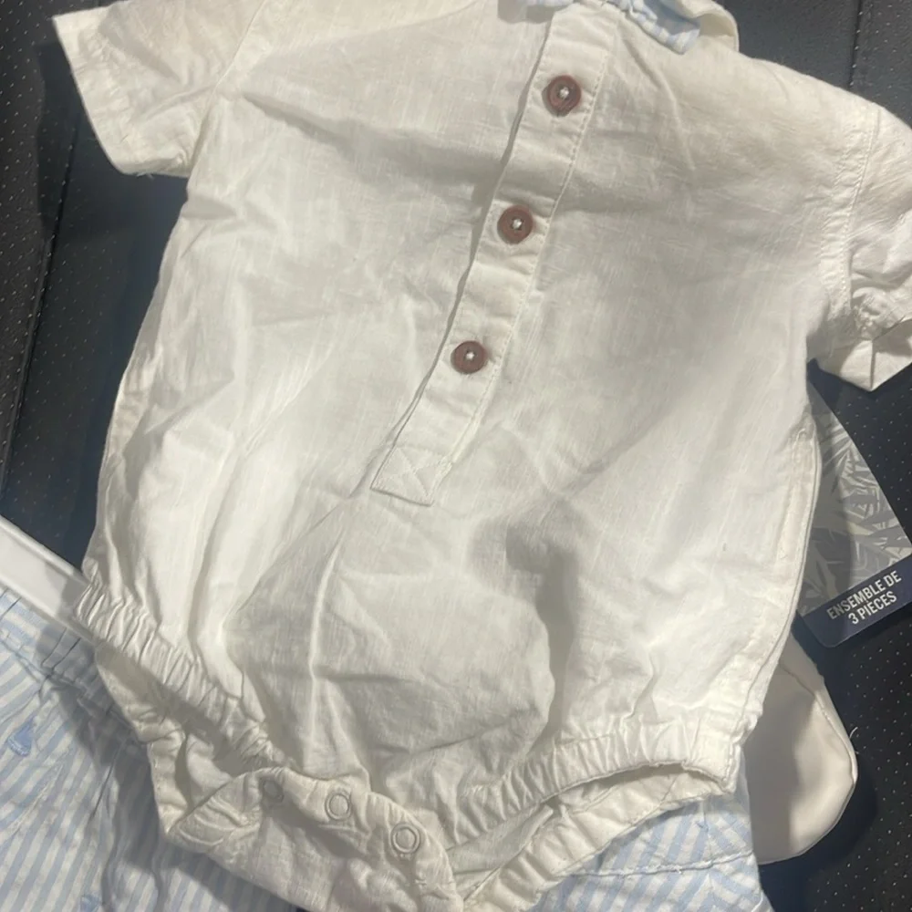 Tommy Bahama brand new 3 piece infant set 3-6M